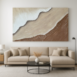 لوحة جدارية جبسية - بشكل أمواج (Copy) (Copy)